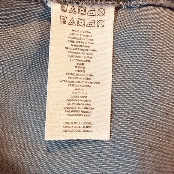 Michael Kors Denim Shirtdress, Sz L, New without Tags - Picture 9 of 10